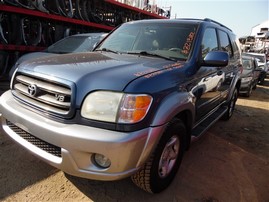 2002 Toyota Sequoia SR5 Blue 4.7L AT 4WD #Z21582